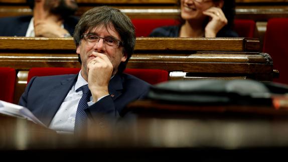 El presidente de la Generalitat, Carles Puigdemont.