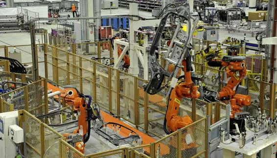 Brazos robóticos industriales.
