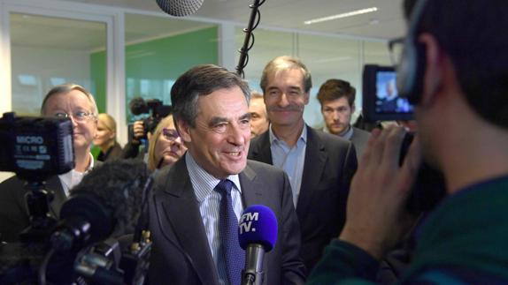 François Fillon, favorito en las primarias conservadoras francesas.