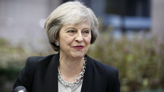 La primera ministra británica, Theresa May.