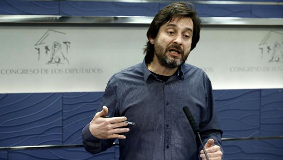 El responsable de Relaciones con la Sociedad Civil de Podemos, Rafael Mayoral.