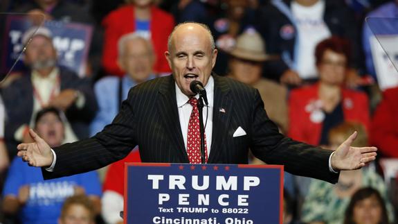 El exalcalde de Nueva York Rudy Giuliani.
