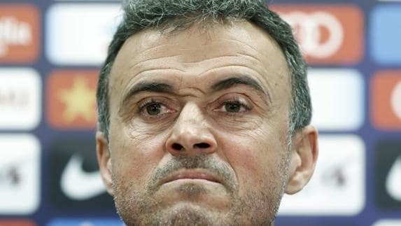 Luis Enrique, entrenador del Barcelona. 