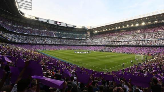 Estadio Santiago Bernabéu. 