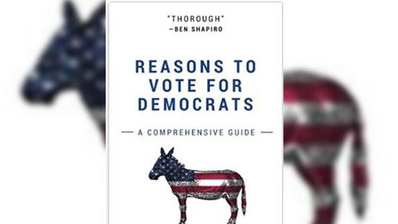 Portada de 'Razones para votar por los demócratas: una guía completa'. 