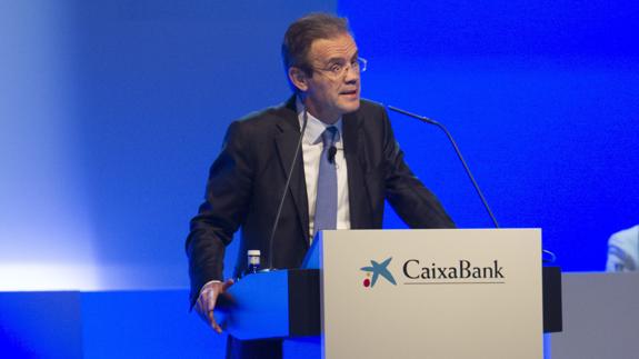 El presidente de Caixabank, Jordi Gual.