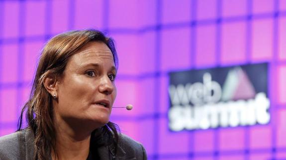 Gillian Tans, durante una conferencia.