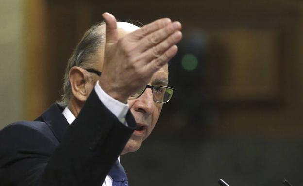 El ministro de Hacienda, Cristóbal Montoro.