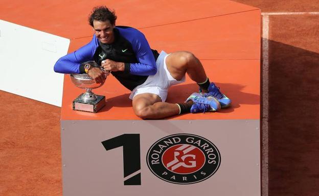 Rafa Nadal, con su décimo Roland Garros. 