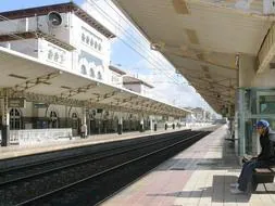 Vista de la actual estación tren de Vitoria. /Iosu Onandía
