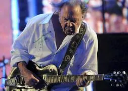 Neil Young, en Rock in Rio Madrid 2008.