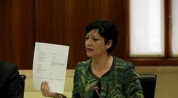 Marian Castellanos, concejala del PP, este martes. / R. Gutiérrez