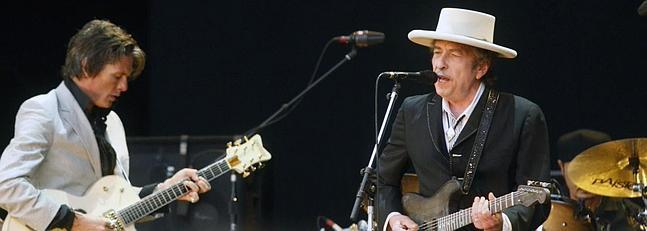 Bob Dylan, en el Azkena del año 2010. / R. Gutiérrez