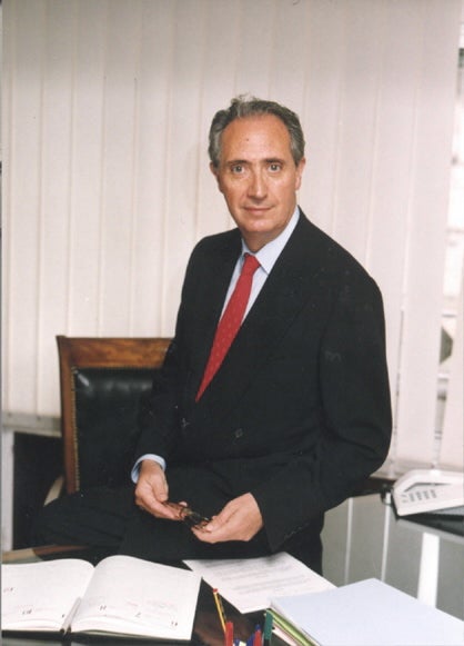 Imagen de Publio Cordón en 1995. 