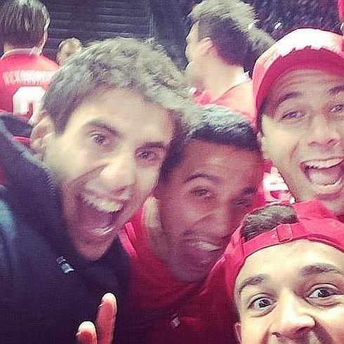 Javi Martínez subió esta imagen a Instagram. 