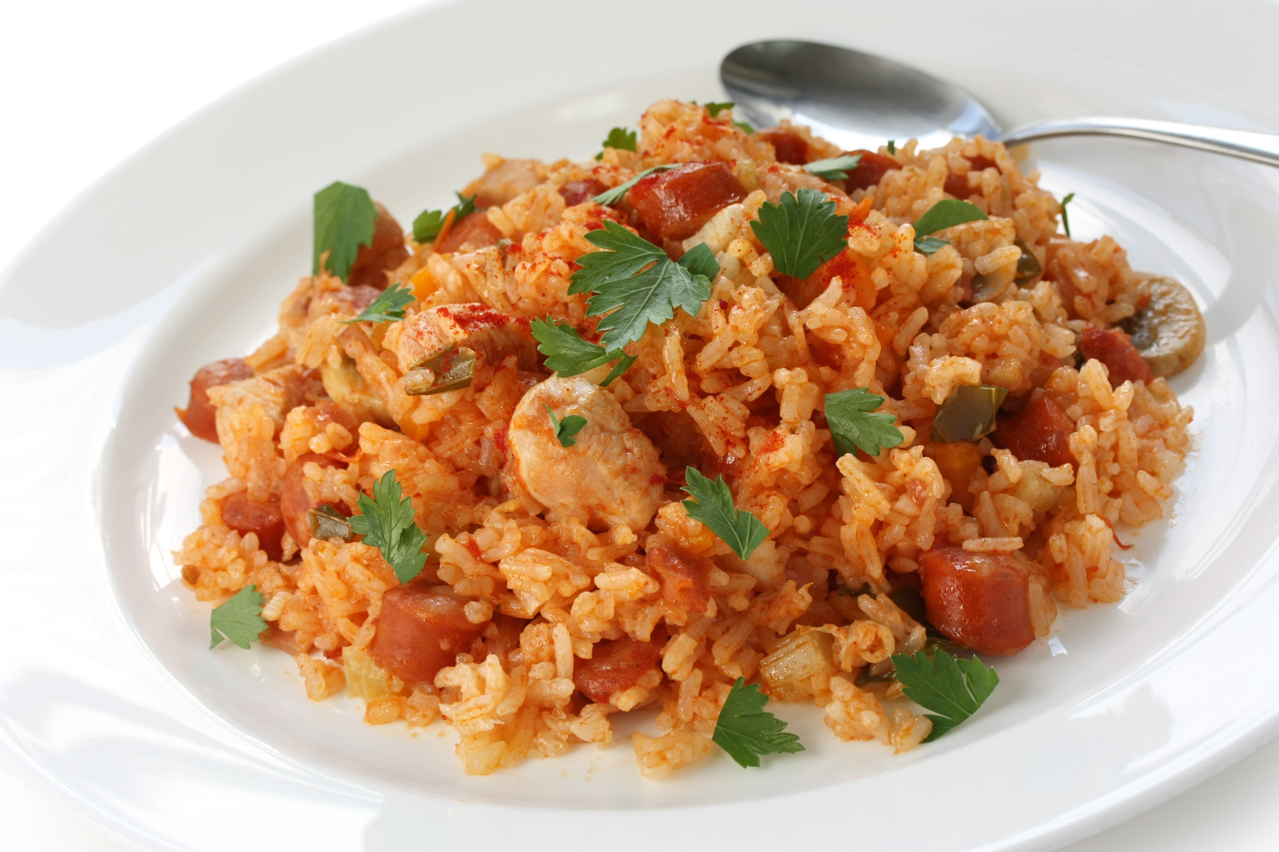 El jambalaya es uno de los platos más representativos de la cocina cajún. 