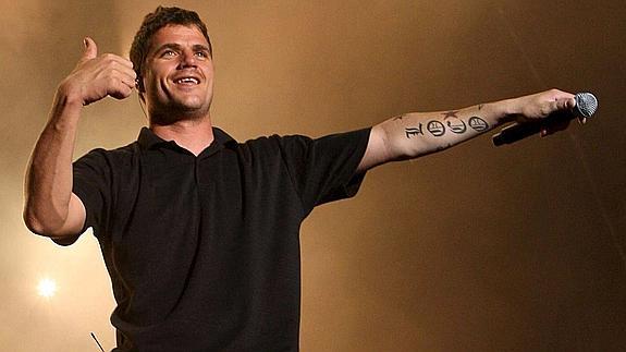 Dani Martín, durante una actuación.