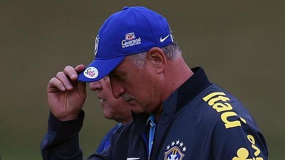 El entrenador de Brasil, Luiz Felipe Scolari 