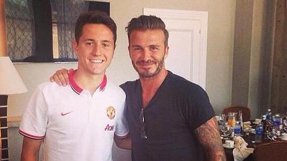 Herrera y Beckham.