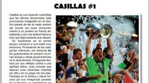 Arbeloa 'retuitea' una guía del Madrid que acusa a Casillas de ser un cáncer