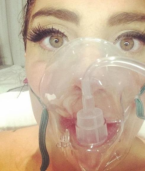 Lady Gaga y su 'selfie' de hospital