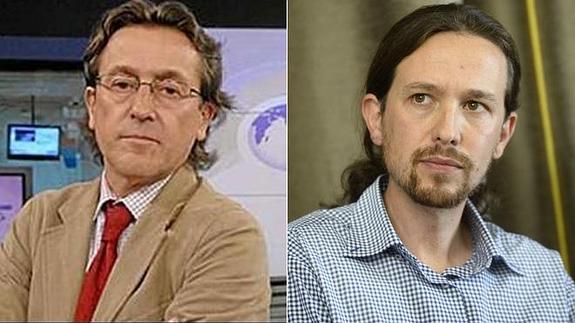 Hermann Tertsch y Pablo Iglesias.