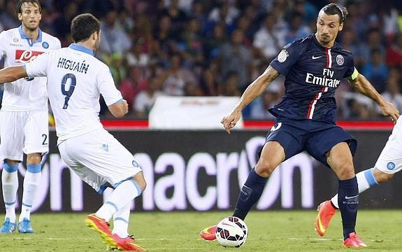 Higuaín marcó el gol del Nápoles.