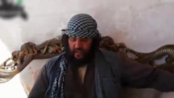Imagen de Noureddine El Mejdoubi en el vídeo del 1 de julio en el que amenazó a España.