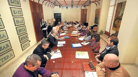 Imagen de archivo de una de las reuniones de la Mesa General de la Función Pública. 