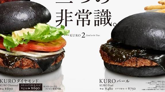 La hamburguesa cuenta con la opción 'diamond' o 'pearl'. 