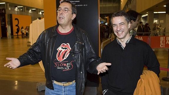 José Luis Bilbao e Iñigo Urkullu, antes de asistir al concierto de Bruce Springsteen en el BEC en noviembre de 2007.EL CORREO