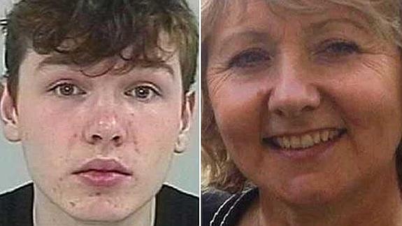 El alumno y su profesora. 