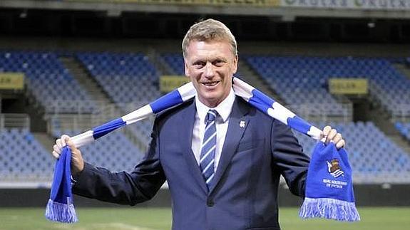 Moyes, durante su presentación.