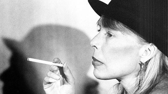 La cantante Joni Mitchell.