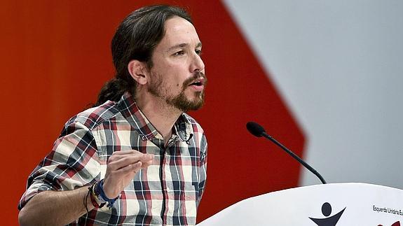 Pablo Iglesias, durante una intervención esta semana.