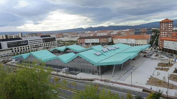 Vista aérea de la nueva terminal. 