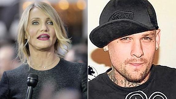 Cameron Diaz y Benji Madden.