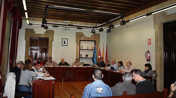 Los concejales ermuarras aprobaron en la sesión plenaria las cuentas para el próimo año. 