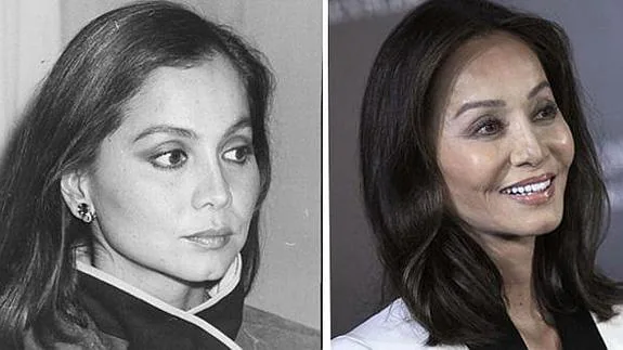 Isabel Preysler hace 31 años y ahora.