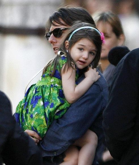 Tom Cruise con su hija Suri.