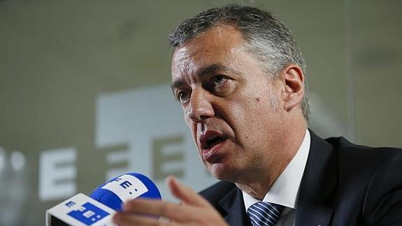El lehendakari, Iñigo Urkullu. 