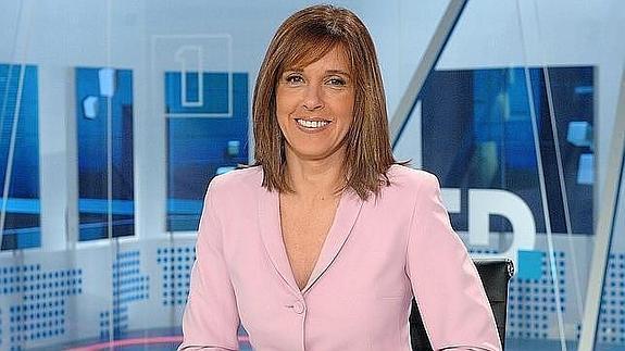 Ana Blanco, presentadora del Telediario.