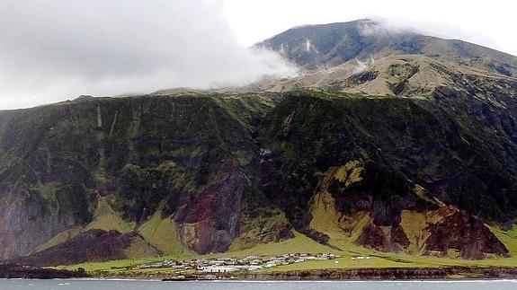 Vista de la isla de Tristán de Acuña. 