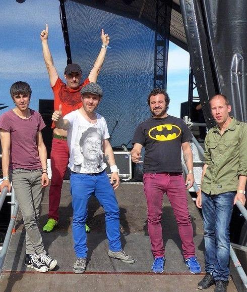 Gatibu taldeko kideak, Viña Rock jaialdian.