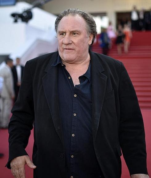 Gérad depardieu en Cannes.