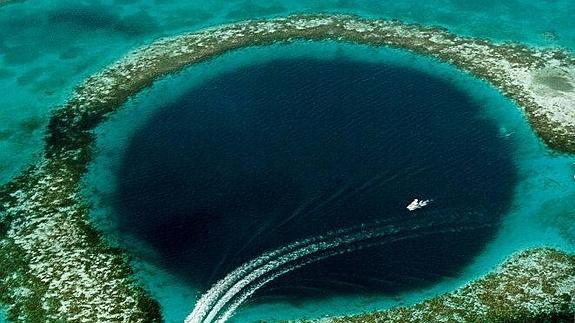 'Blue Hole', en Belice.