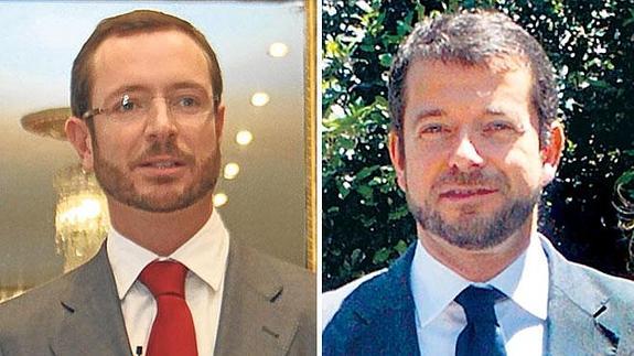 Javier Maroto y su pareja.