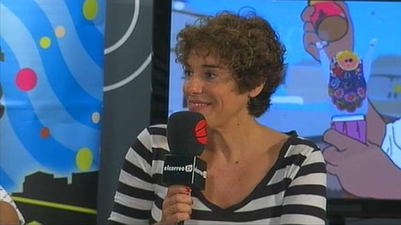 Anabel Alonso en el programa de Unai Izquierdo.