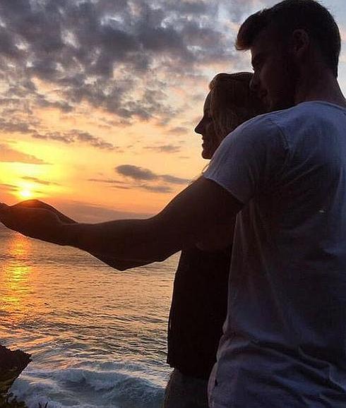 De Gea y Edurne en sus recientes vacaciones.