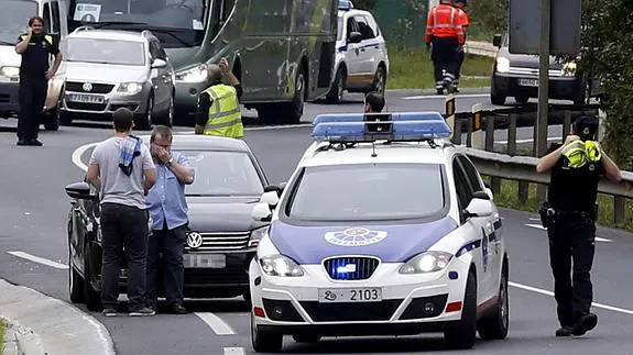 Imagen del lugar donde se ha poducido el desgraciado accidente.